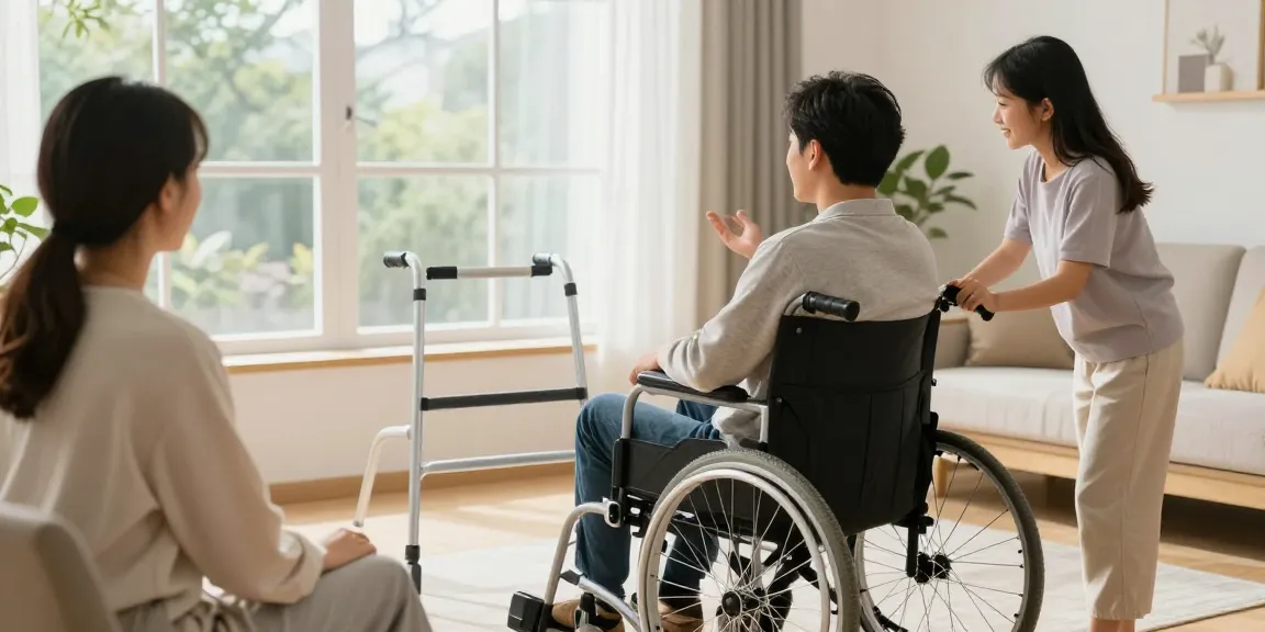 Welcoming room featuring ergonomic handicap supplies for comfort and mobility.